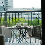 New Modern, River View Apartment Near Prague City Center