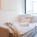 New Modern, River View Apartment Near Prague City Center